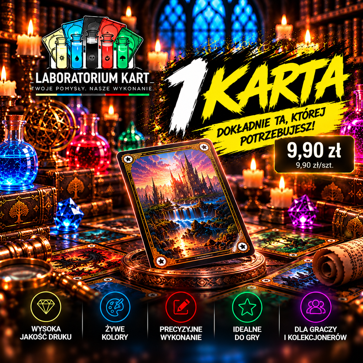 🃏 1 Karta – Dokładnie Ta, Której Potrzebujesz!