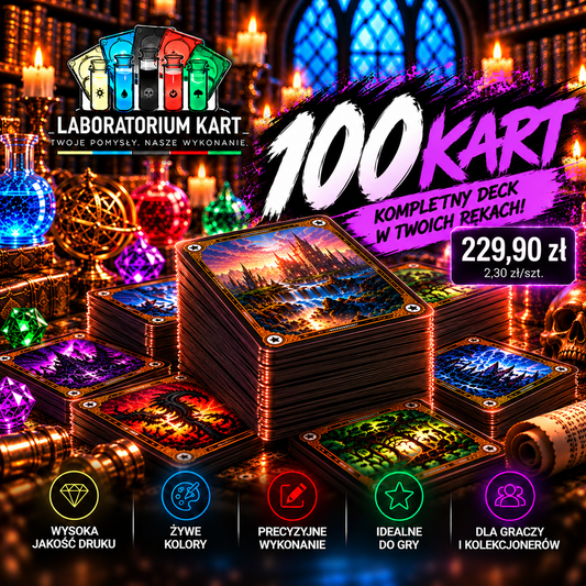 🔥 Pakiet 100 Kart – Idealny na Twój Deck!